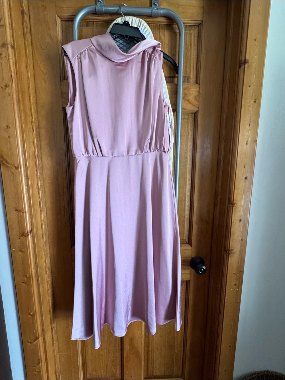Maggy London Shell Pink Sleeveless Dress